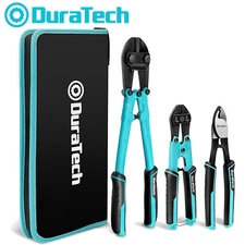 DURATECH 3PC Bolt Cutter Pliers Set 14" Bolt Cutter 8" Bolt Cutter & Wire Cutter