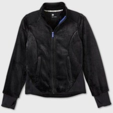 All in Motion Girls' Black Fleece Jacket Sz S