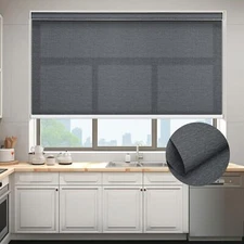 Changshade CUSTOM Made Light Filtering Cordless Window Blinds Roller Shades