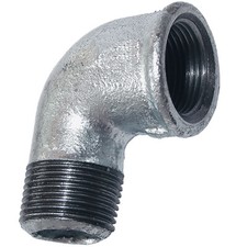 Temperguss Fitting verzinkt Winkel 90 Grad IG x AG Nr. 92 Temperguß Fittinge