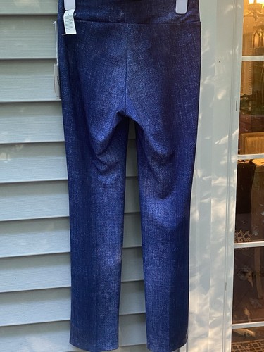 NWT $110 Lena Gabrielle Straight leg stretch casual legging pant in blue-Sz 4 - Picture 8 of 8