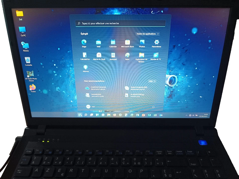 pc portable Terra Mobile 1512 noir Win11Pro Intel Celeron BATTERIE NEUVE ! - Photo 3/4