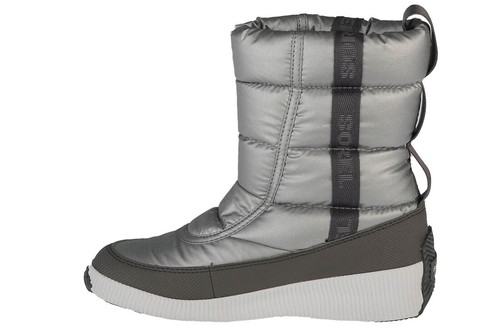 botas de nieve Mujer, Sorel Out N About Puffy Mid, gris - Imagen 2 de 4