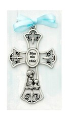 God Bless This Child Crib Medal - YOU CHOOSE Boy or Girl NEW Great Baby Gift 