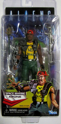 ALIENS Space Marine Apone - Action Figur - 18 cm - NECA (Alien) Series 13 +Comic