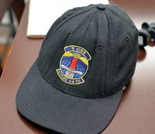 Office of Strategic Services Cap Black Medium-Large Made in USA