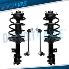 Front Struts w/Coil Springs Assembly + Sway Bars Kit for 2010 - 2013 Kia Forte