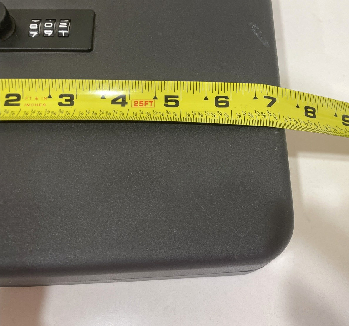 AdirOffice Key Safe Metal Cabinet Black Combination Lock 36 Key Hooks 10"x7"