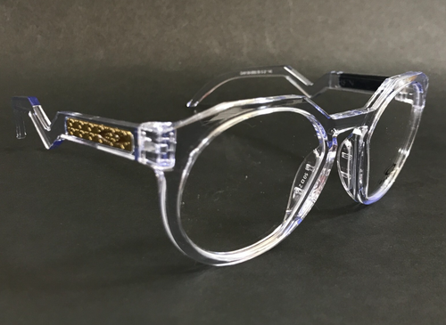 Oakley Eyeglasses Frames OX8139-0550 Clear Gold Round Full Rim 50-21-140 - Picture 3 of 12