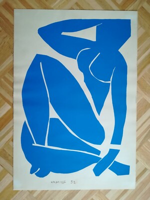 Henri Matisse Nu bleu III Femme Serigraphie Akt Graphik 1981 Nouvelles Images