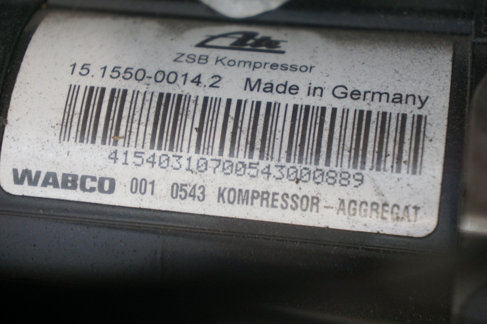 Air Ride Compressor Pump OEM 3D0616005K Bentley Continental Gt Flying Spur 03-12