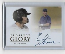 Nico Hoerner 2019 Futura Unique Onyx Prospect Glory RC On Card Auto/18 Autograph