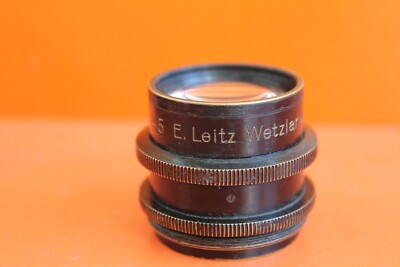E. Leitz Wetzlar Summar 4,5 12 cm 120 mm Lens