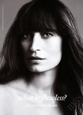 Caroline de Maigret 2-page clipping 2010 ad for Laura Mercier