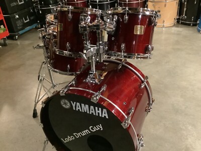 Yamaha Birch Custom Absolute drum shell pack Japan Mounts Stand