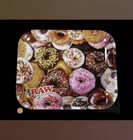 <!--F#f_0-->Raw Delicious Doughnuts Metal Rolling Tray - Large 14