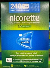 NICORETTE Nicotine Lozenges, Mint, 2mg, 240-count