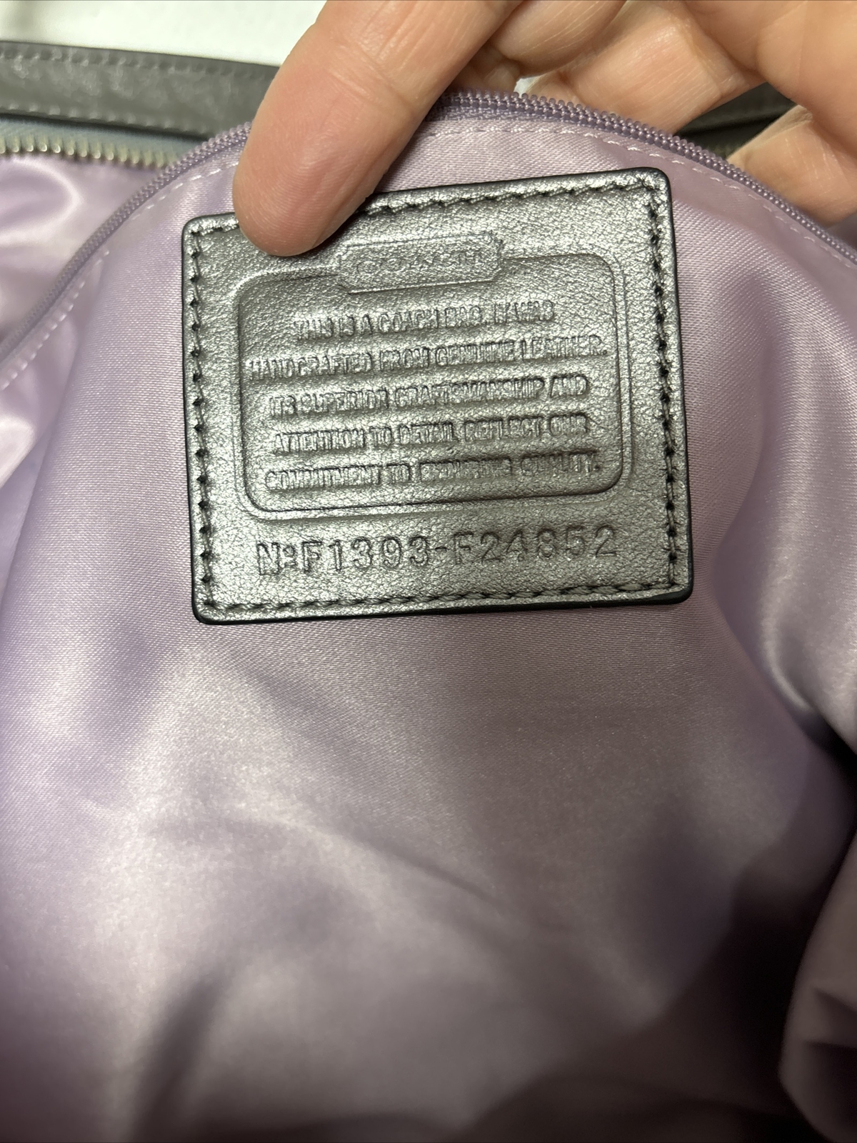 Coach Campbell Embossed Snake Python Leather Shou… - image 5