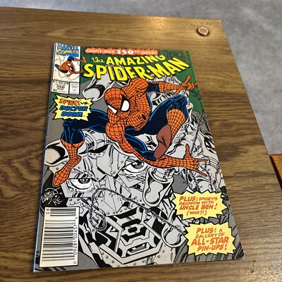 Marvel Comics Vol 1 #350 Aug 1991 The Amazing Spider-Man, Spidey vs dr. Doom