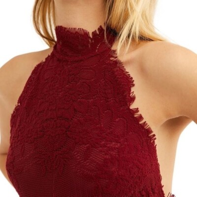 revolve red halter dress Red Halter Gown