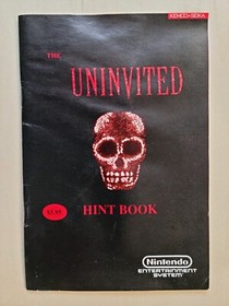 Uninvited (Nintendo Entertainment System, 1991) NES Complete CIB with hint book