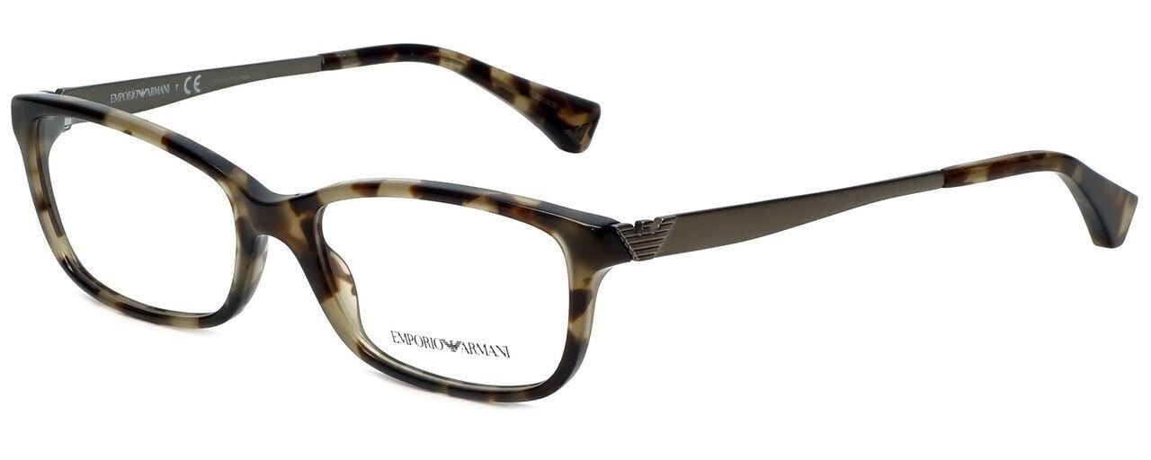 Emporio Armani Havana Blue Light Blocking Glasses EA3031-5234 55mm