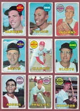 1969 Topps Baseball (219-327) * You Pick * Conditions Listed