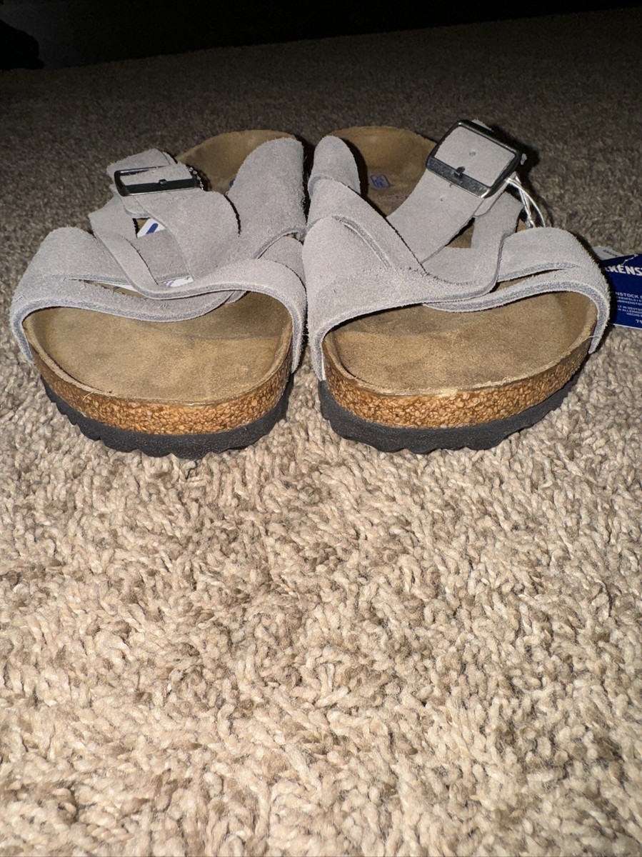 Birkenstock Lugano Stone Coin Regular Mens 10 Women 11.5 New No Box Birkenstock Lugano Stone Coin Regular Mens 10 Women 11.5 OR  main image 4