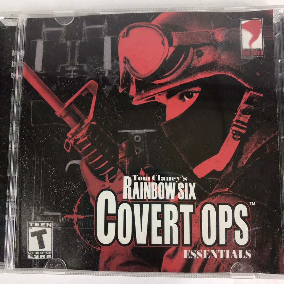 Tom Clancy's Rainbow Six: Covert Ops Essentials 2 Disc Set Vintage PC 2000 Teen - Image 4 of 4