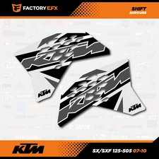White Shroud Racing Graphic Kit fit KTM 07-10 SX Sxf/Exc 125 150 200 250 300 450
