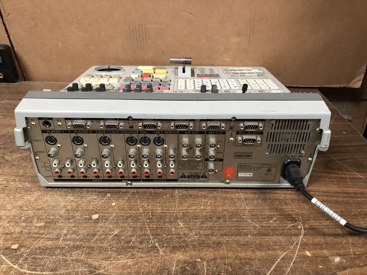 Vintage Genuine Sony FXE-100 Video Editing System | eBay