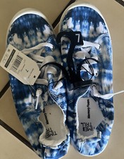 Time And Tru Womens Casual Sneaker Blue Tie Dye Size 7 New with Tag.
