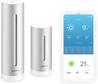Netatmo Smarte Wetterstation - WLAN, Funk, Innen- und Außensensor