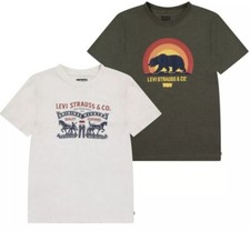 Levi's Boys Short-Sleeve Tees 2 Pack Size Medium 8