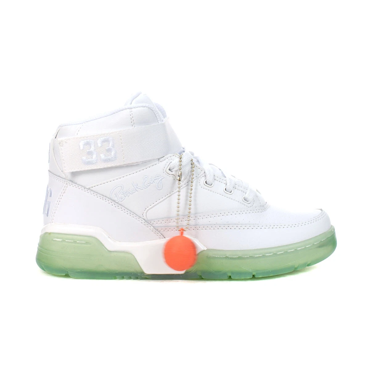 Patrick ewing cheap shoes all white