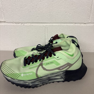 Womens Sz 11 / Mens Sz 9.5 Nike React Pegasus Trail 4 GTX Green DJ7929 303 NEW