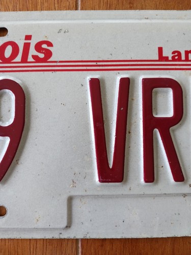 1992 Illinois AUTO B TRUCK Personalized Vanity LICENSE PLATE 99 VREF Hole/Dent - 第 8/10 張圖片