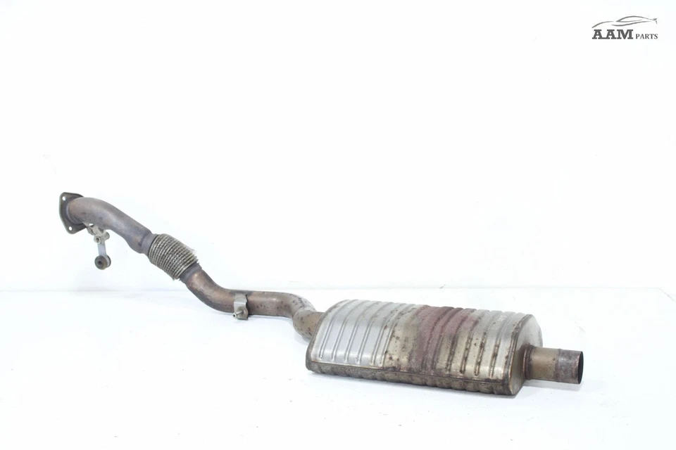 2017-2023 AUDI A4 QUATTRO 2.0L EXHAUST SYSTEM FRONT RESONATOR MUFFLER PIPE OEM - Image 2 of 4