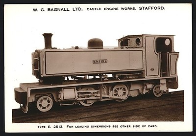 Fotografie britische Eisenbahn, Dampflok Empire, W.G. LTD Castle Engine Works S 