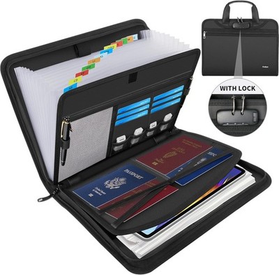 Andyer Lockable Fireproof Document Folder