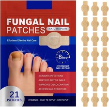 21 Pcs Fungal Nail Patches - Extra Strength Toenail Fungus Treatment Overnight