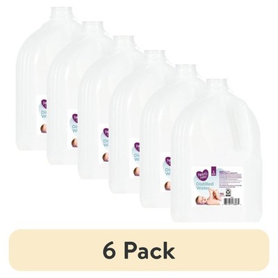 6 pack Parent's Choice Distilled Water, 1 Gallon