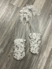 Maggie Sottero Eldridge 3D Petal Detachable Bridal Sleeves NWT SKU72673