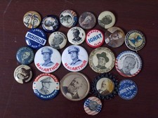 campaign pin pinback button political badge election LOCAL ADVERTISING