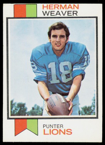 Herman Weaver #279 1973 Topps card