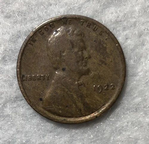 1922 D ** Wheat Penny** Denver Mint - Very Good- Nice Rare Penny - Actual Scan