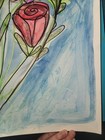 Cafe In France Acidified- Original Abstract Watercolor Painting With Ink Detail — photo 5
