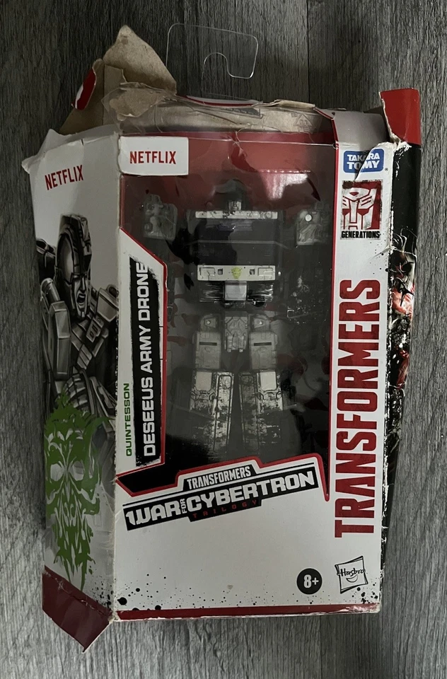Transformers Netflix War for Cybertron Trilogy Deseeus Army Drone & Rattrap (Leer) Foto 3 de 4