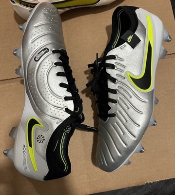 Nike Tiempo Legend 10 Elite Sg Pro Ac P Anti Clog Silver Men Sz 9 HF4375-002