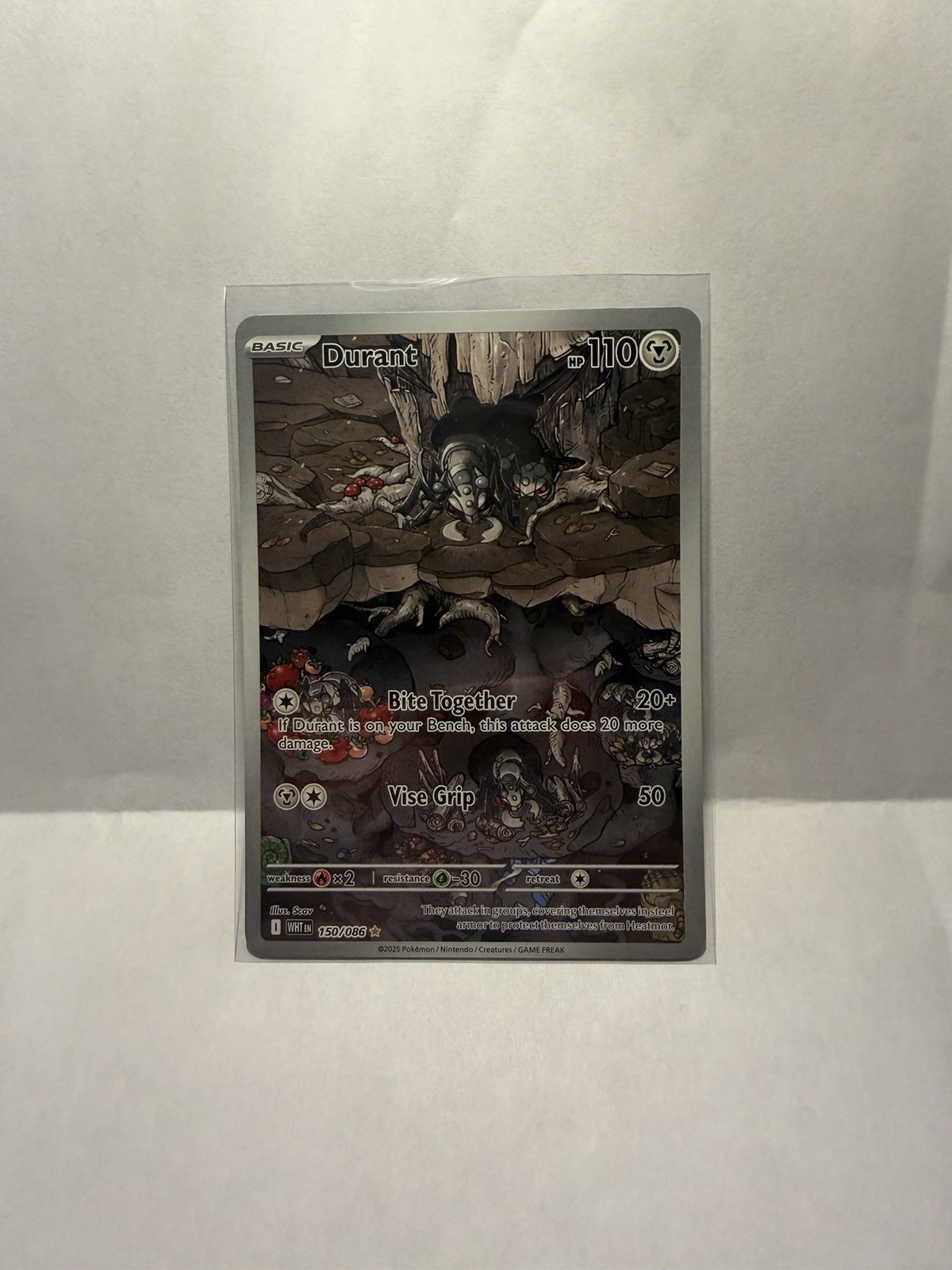 Durant - 150/086 - Pokemon White Flare Illustration Rare NM